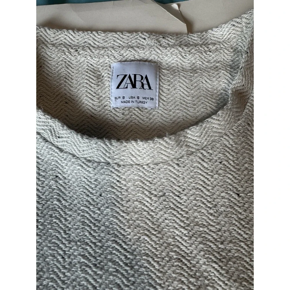 Zara Men's Woven Chevron Top Size Small - Picture 5 of 7